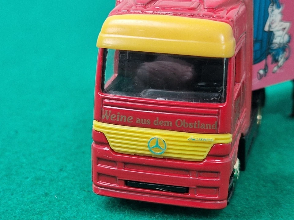 Camión de publicidad de cerveza Hirschblut de alta velocidad HOMBRE calibre HO 1:87 modelo ferroviario Foto 3 de 4