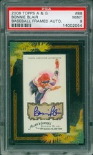 2008 Topps Allen & Ginter Bonnie Blair- (Speed Skating) Autograph PSA 9 MINT SSP