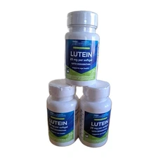 3x Rite Aid Lutein + Zeaxanthin Softgels -20mg, 30ct ~NEW & SEALED~ Exp 05/2027