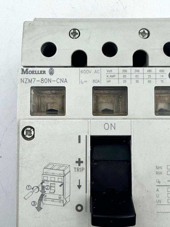Moeller | NZM7-80N-CNA | Disjoncteur | 80A | Made in Germany - Photo 4/4