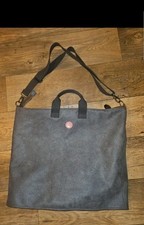 Stefania Gobbini Oversized Tote / Shoulder Bag weekend bag  - Brown Faux Suede