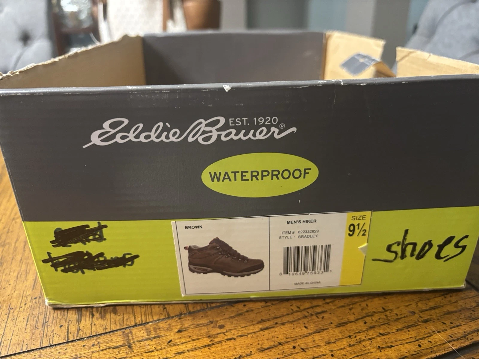 eddie bauer mens hiking boots, 9 1/2