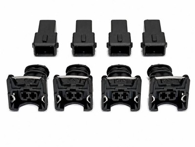 4 X BOSCH EV1 2 PIN SET - Bosch Fuel Injectors Ev1 Fuel Injector Connector
