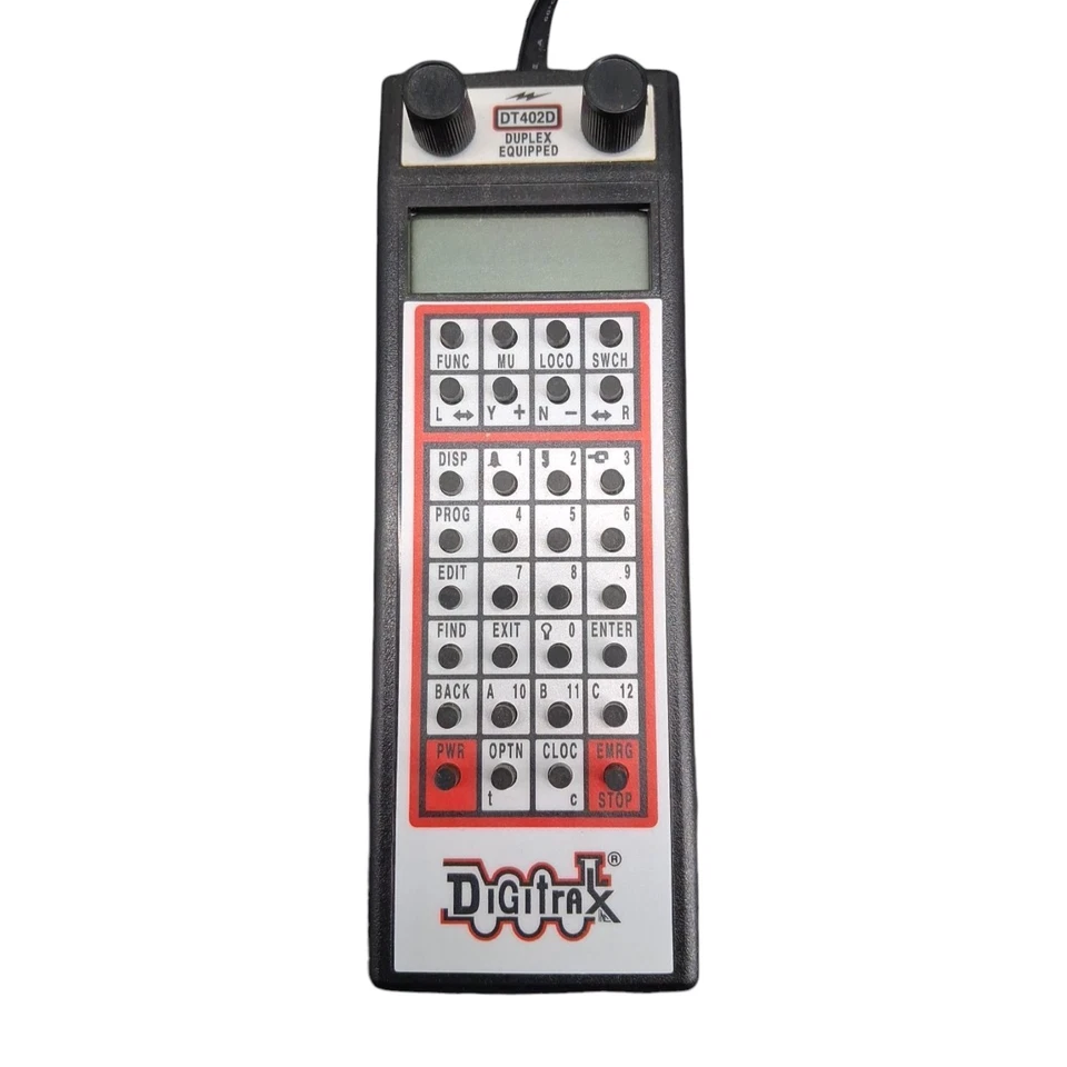 Digitrax DT402D LocoNet Duplex Super Throttle - Image 4 of 4