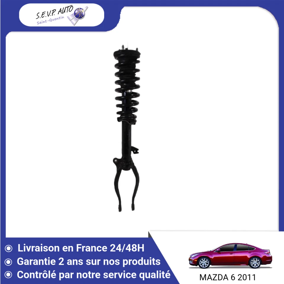 🇫🇷 AMORTISSEUR AVANT DROIT MAZDA MAZDA 6 2008- ➤GS1D34700G ♻️ - Photo 1/1