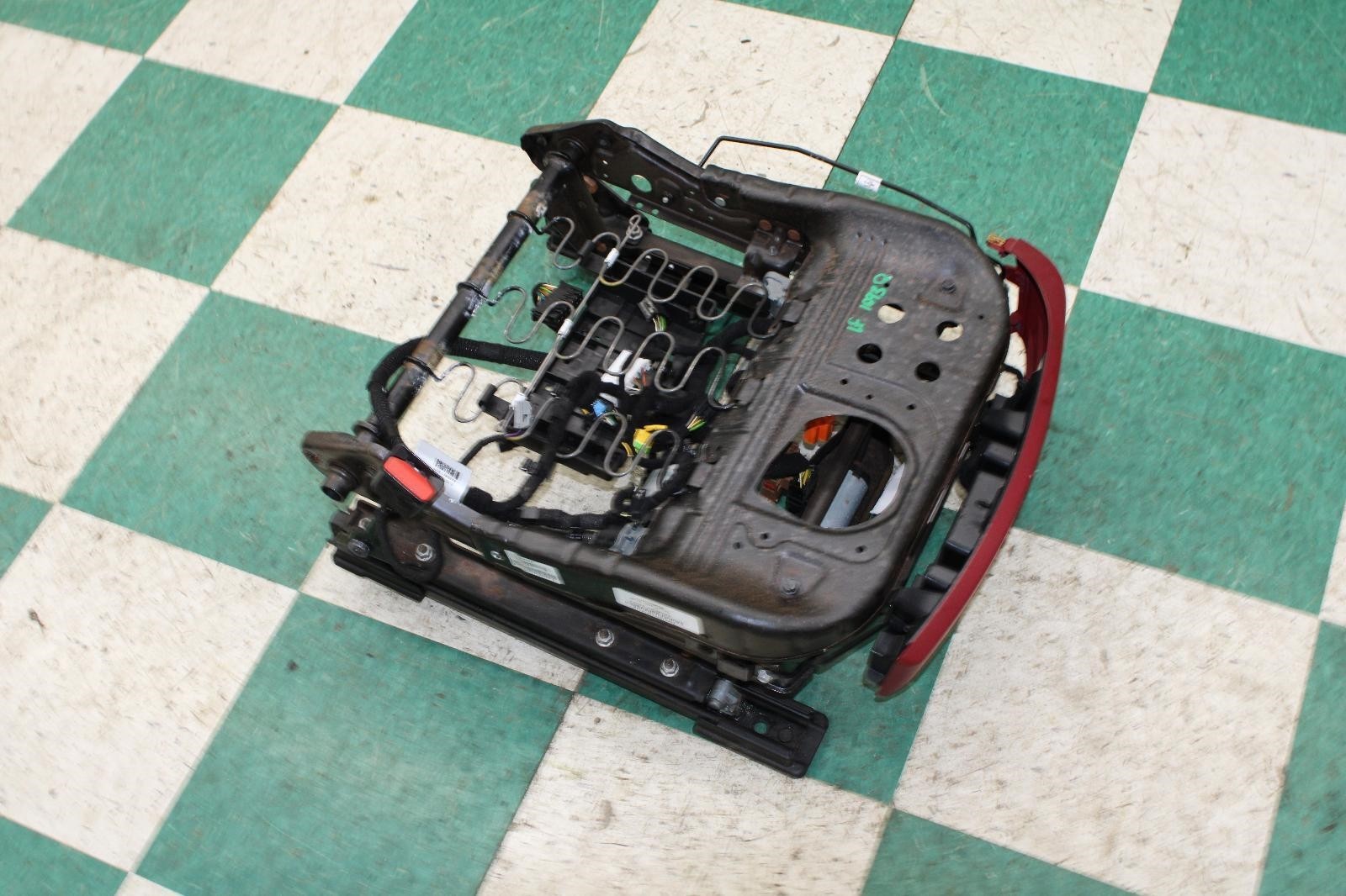 14-22 Ghibli Red Trim Front Driver Side Left LH Lower Seat Track OEM Factory WTY