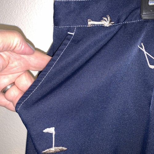 Coral Bay Women’s Golf Shorts In Navy 22W - Picture 6 of 10