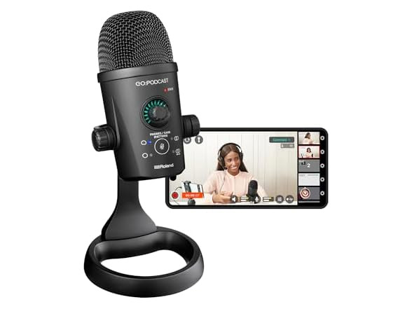 Roland GO:Podcast USB Microphone Podcasting – New, Sealed