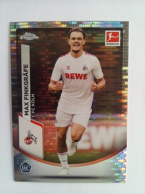 Topps Chrome Bundesliga 2023/24 Max Finkgräfe Nr. 54 Refractor Pulsar Eng Köln