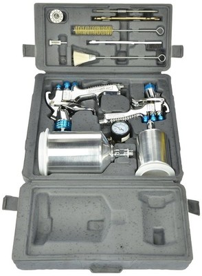 DeVilbiss 802342 StartingLine HVLP Gravity Spray Gun Kit Size 2.7 Factory New