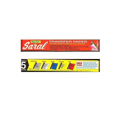 Saral Transfer (Tracing) Paper Yellow for Reverse Work, Good On Metal 12 1/2 ...