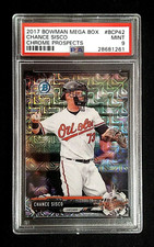 2017 Bowman Chrome Mega Box Chance Sisco #BCP42 ~ PSA Graded 9 Mint