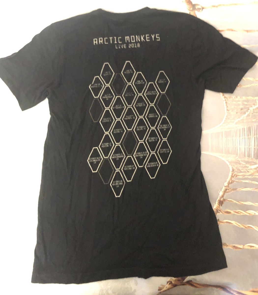 Arctic Monkeys 2018 Tour Double Sided Shirt Small Concert Promo