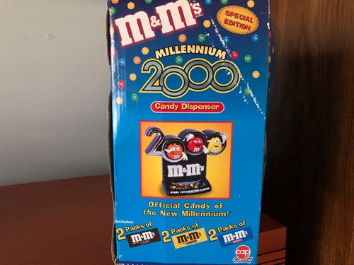 DISPENSER CARAMELLE UFFICIALE M&M MILLENIUM 2000 SI ACCENDE (NO CARAMELLE INCLUSE) - Foto 3 di 5