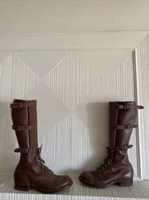 Vtg WW2 1941 USA McCormick LightTread International Military Calvary Riding Boot
