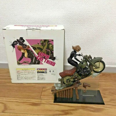 Lupin The Third 3rd Fujiko Model Bike Figure Original Box