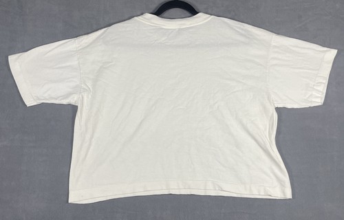 vintage 90s crop top Too T Theme by threads sports gear cropped single stitch - Picture 2 of 8