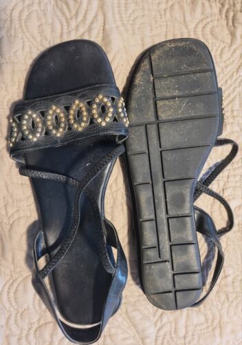 Schwarze Sandalen... Laura Scott Größe 8 - Bild 2 von 4