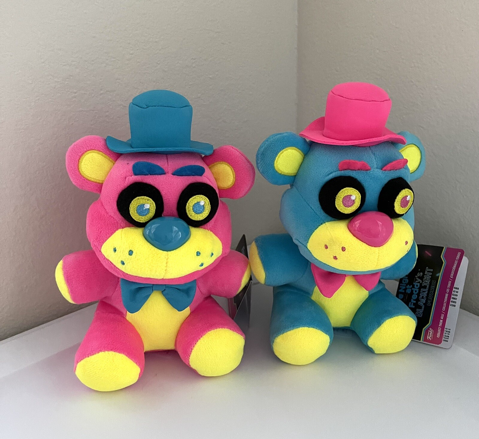 Blue Blacklight Freddy Neon Five Nights At Freddy's Plush