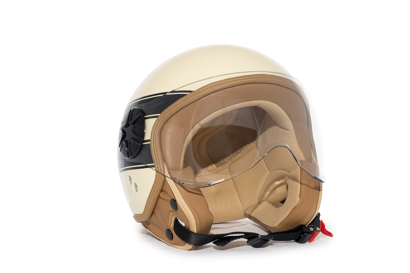 Jethelm Italia Schwarz Retro Design Burnout Roller Cruiser Mofa Moped eBay