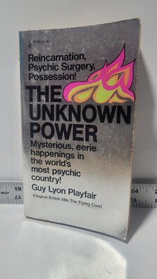 The Unknown Power By Guy Lyon Playfair, Vintage 1975 Paperback Pocket Book
