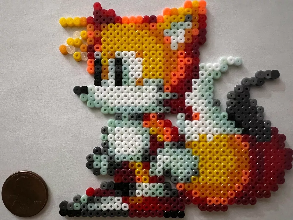 Tails Sonic the Hedgehog Mini Bead Sprite Perler Artkal Pixel Art