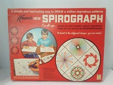 Vintage 1967 KENNER'S SPIROGRAPH No. 401 Drawing Patterns Game Toy missing pens