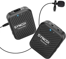 SYNCO G1(A1) Wireless Microphone System with Transmitter Receiver Kit For Camera