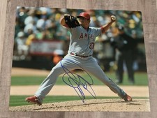 Cesar Ramos Signed 8x10 Photo COA Los Angeles Angels Rays Padres Rangers