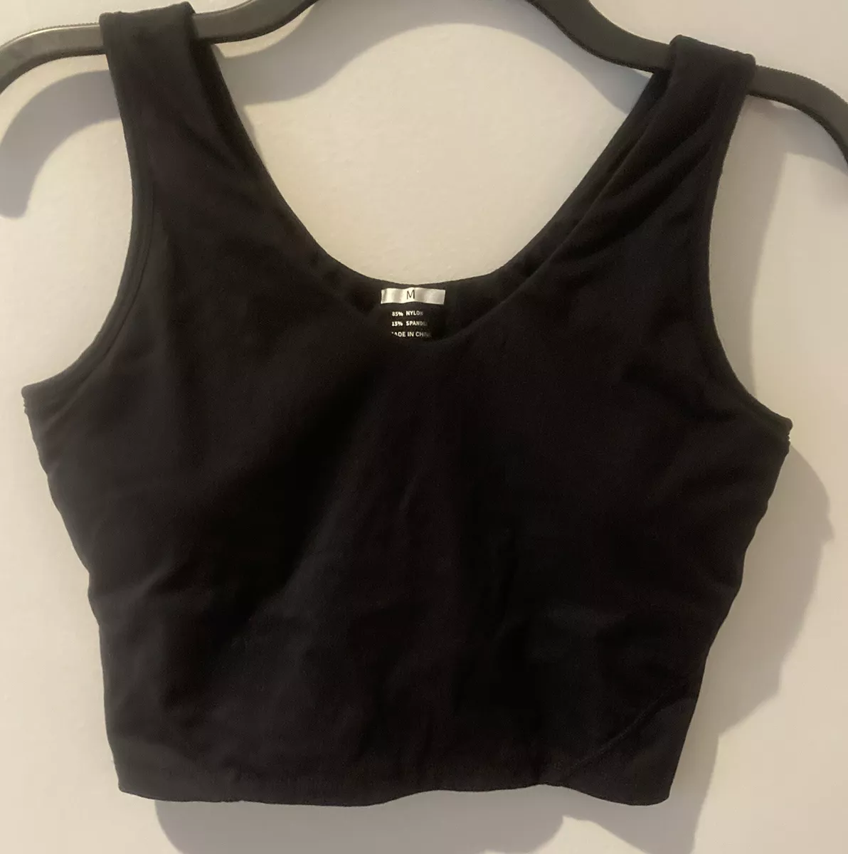 Crop top with top built in bra