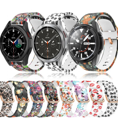Printing Silicone Strap Bracelet For Samsung Galaxy Watch 46mm SM-R800/SM-R805U
