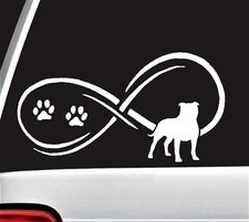 Pitbull Car Decal Pit Bull Sticker Car Window Natural Ears J1050