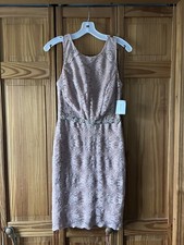 cocktail dress with beaded belt; nwt originally $150.