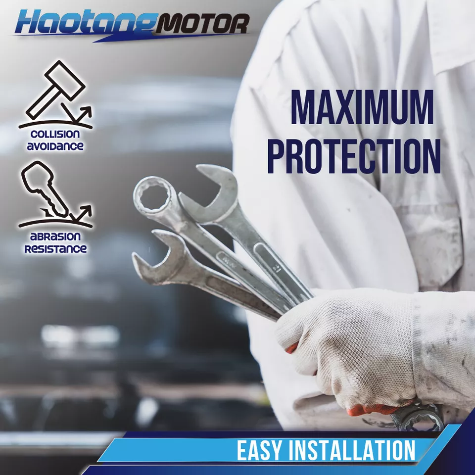 Guardabarros delantero derecho y derecho apto para Volkswagen Tiguan 2012-2017 plástico texturizado Foto 4 de 4