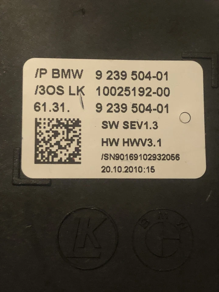 Pomo de cambio de caja de cambios BMW 9239504-01 TA0057 2009-15 BMW 750 LI, F02 Foto 4 de 4