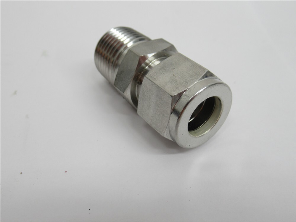 Parker 8MSC8N-316, 1/2" Tube O.D. x 1/2" NPT A-Lok Male Connector
