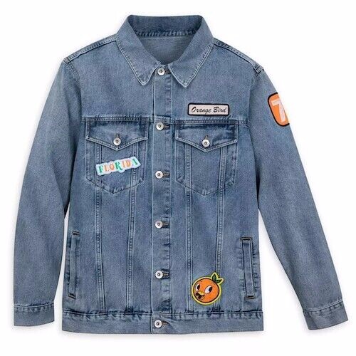Disney VAULT 50th Orange Bird Distressed Oversize Denim Disney VAULT 50th Orange Bird Distressed Oversize Denim