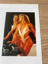 Sha=Ri Pendleton & Ania Langer Bodybuilder Pose Scenes Book Photograph