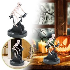 Funny Animatronic Skeleton Skeleton Animated Skeleton Riding Bike Scary