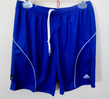 Adidas Clima365 Boy Shorts Youth Sz L Blue White Strip one layer Polyester-New