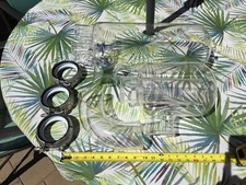 Lot Pyrex Lab Laboratory Glass w/ Flanged Fittings & Collars Clamps