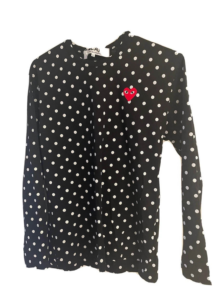 Polka dot comme des garcons clearance shirt