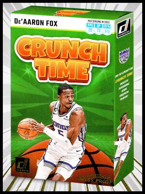 2023-24 Donruss: Crunch Time Press Proof De'Aaron Fox #3