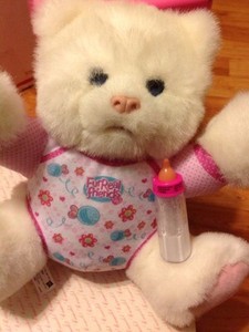 Download Hasbro Furreal Plush Stuffed Toy White Baby Polar Bear Lovey Cubbies 10 Works 653569885764 Ebay