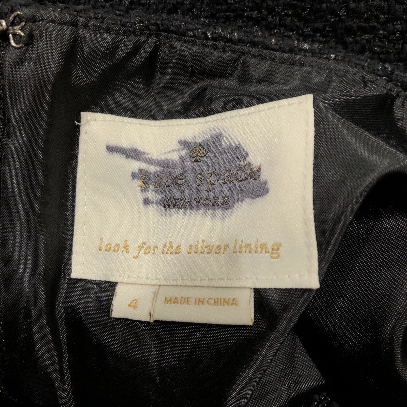 Mini abito KATE SPADE New York nero