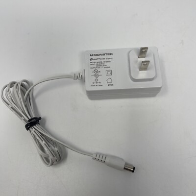 Monster Power Plug Monster AC Adapter Power Supply SAW30-120-2000U 12V 2000mA FullPower | eBay
