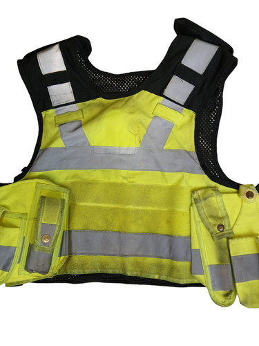Aegis Engineering Ballistic Vest Cover SizeM-XLR Hi Vis Hi Viz Security ExPolice - Picture 6 of 7