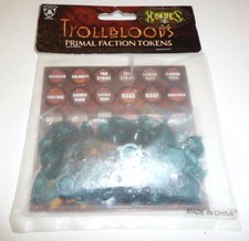 Hordes Trollbloods Primal Faction Tokens Privateer Press RPG Game Gaming Chits