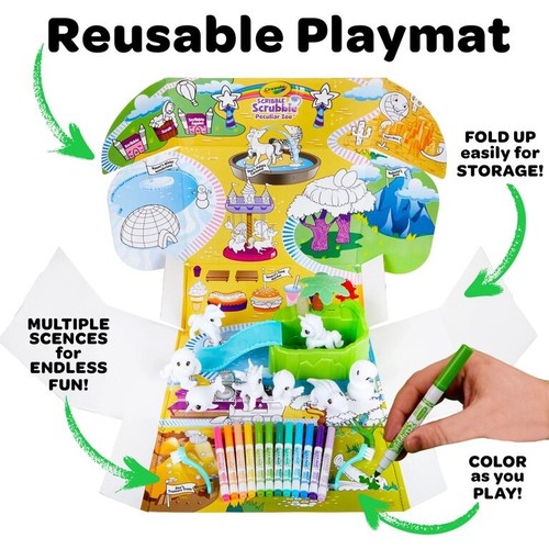 Crayola 74-7430-E-000 Washimals Peculiar Zoo Playset - Picture 2 of 11