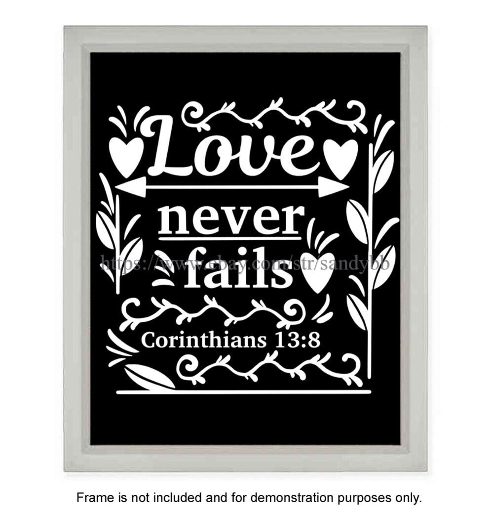 His Love Never Fails Print